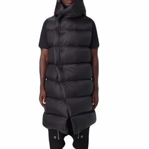 Rick Owen’s Hooded Nylon Down Puffer Vest
